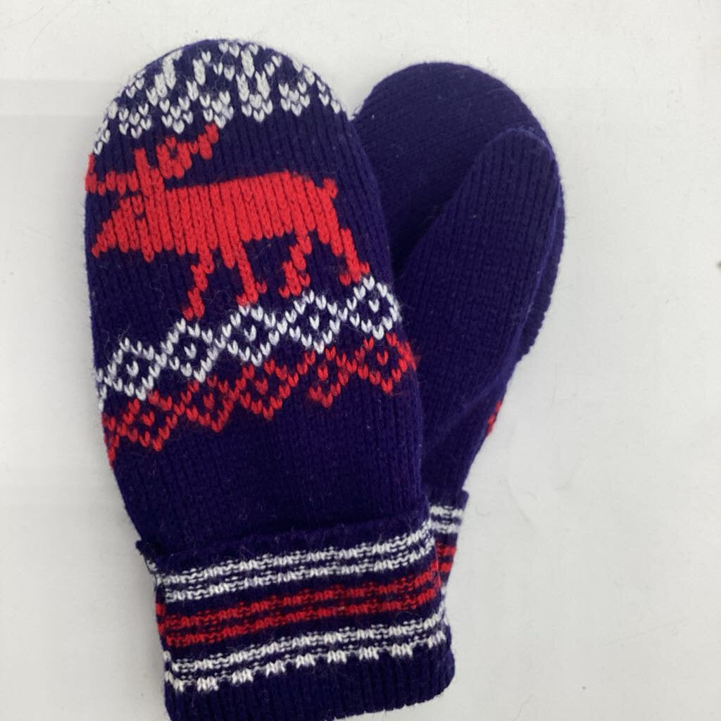 Sweater Mitten - Blue Moose