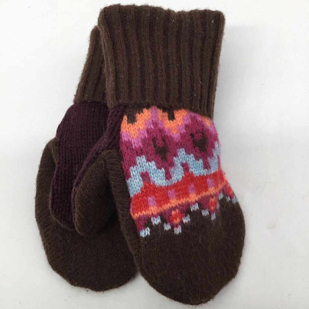 Sweater Mitten - Brown WOOL Blend