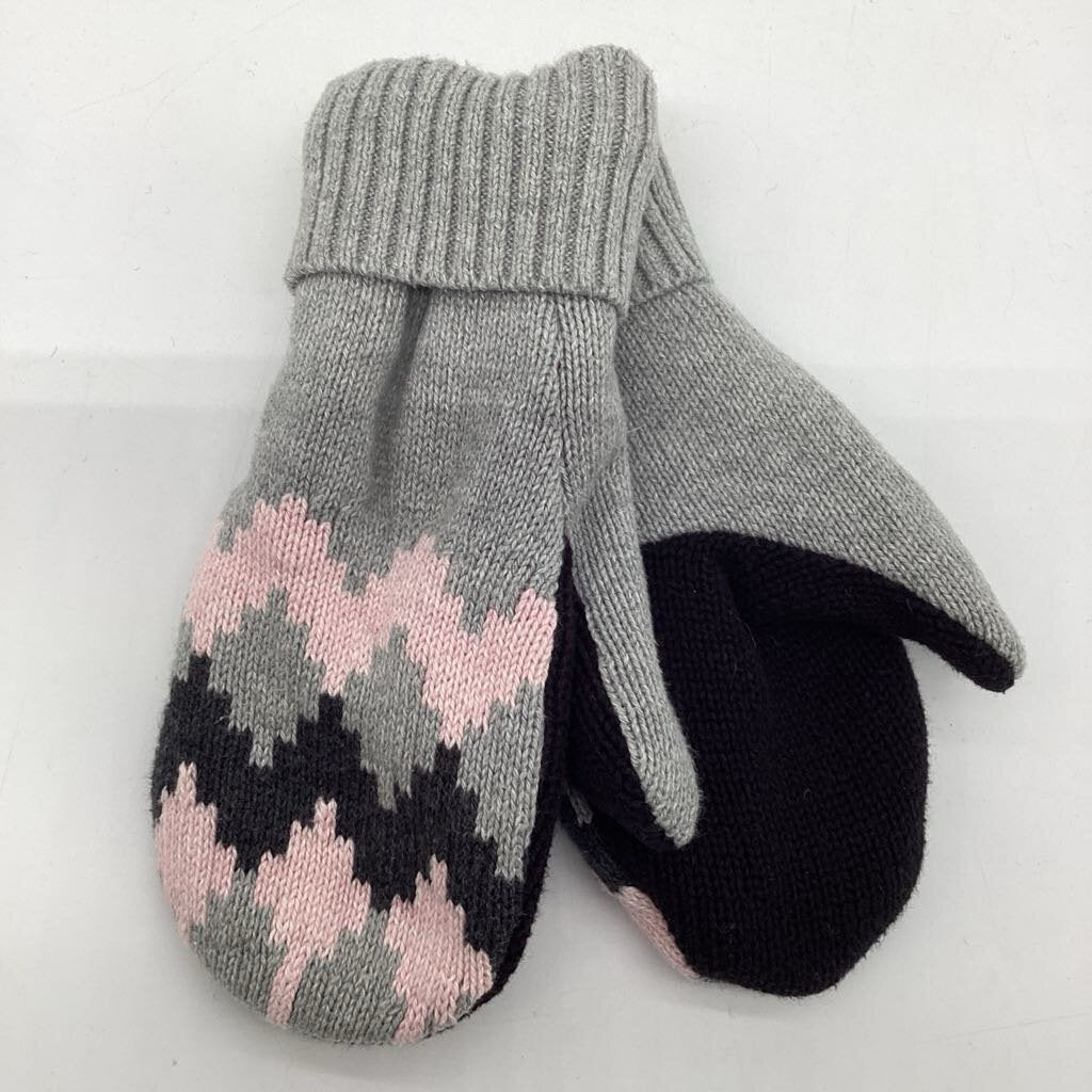 Sweater Mitten - Gray Pink NON Wool
