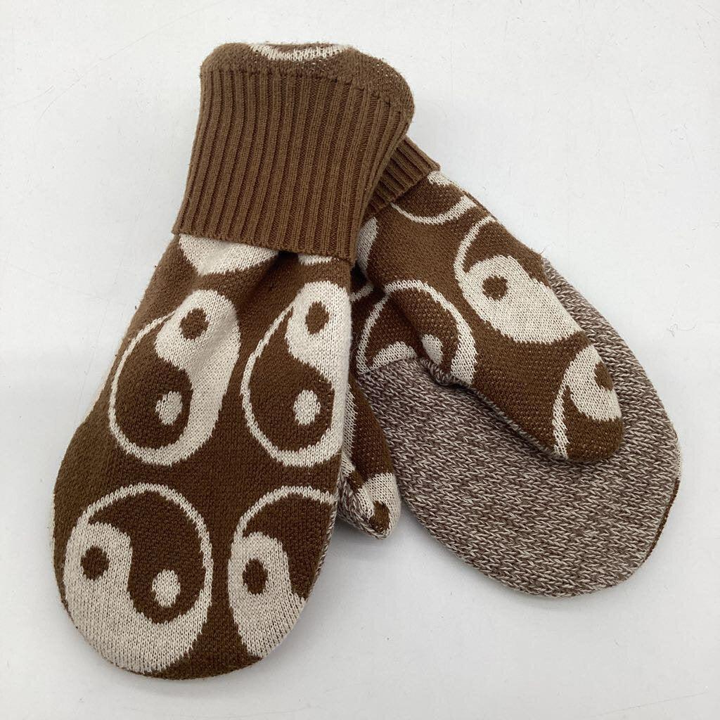 Sweater Mitten - Brown yin/yang