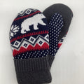 Sweater Mitten - Blue/Gray Polar Bear