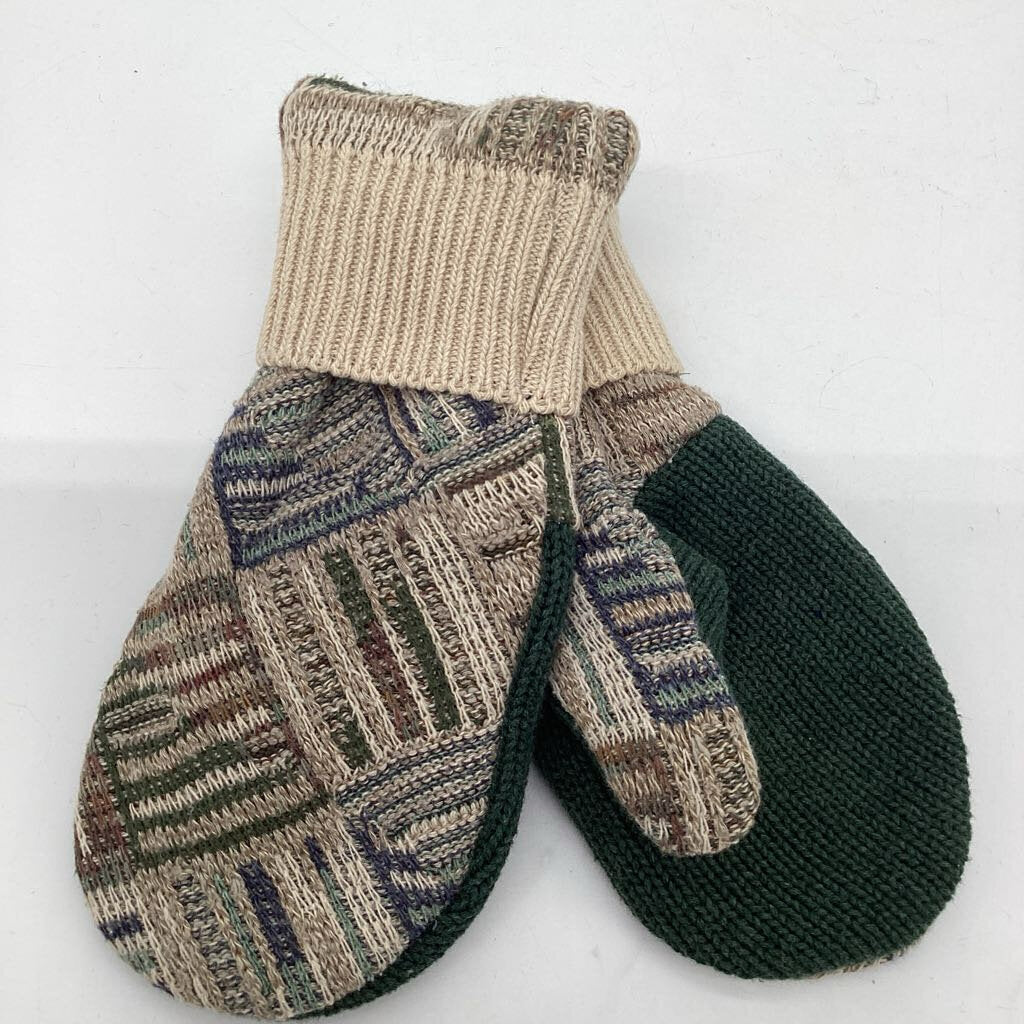 Sweater Mitten - Beige/Green