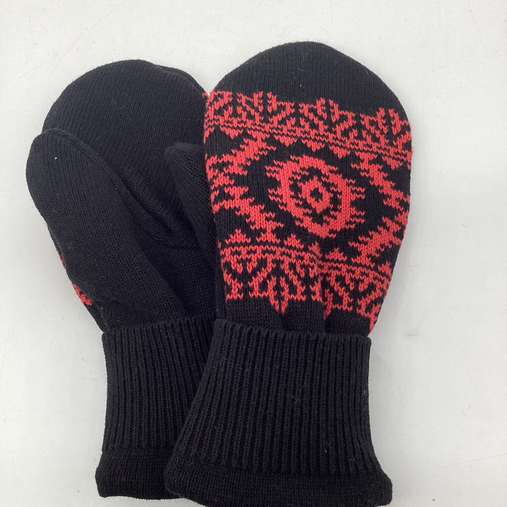 Sweater Mitten Black/Red