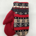 Sweater Mitten Red/Gray/Beige