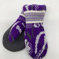 Sweater Mitten Purple/White