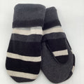 Sweater Mitten Blue/Gray StripeLarge