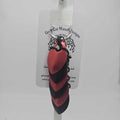 Rose Black Short Dragon Scale Fidget Keychain