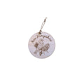 NH Bird & Flower Ornament Wood