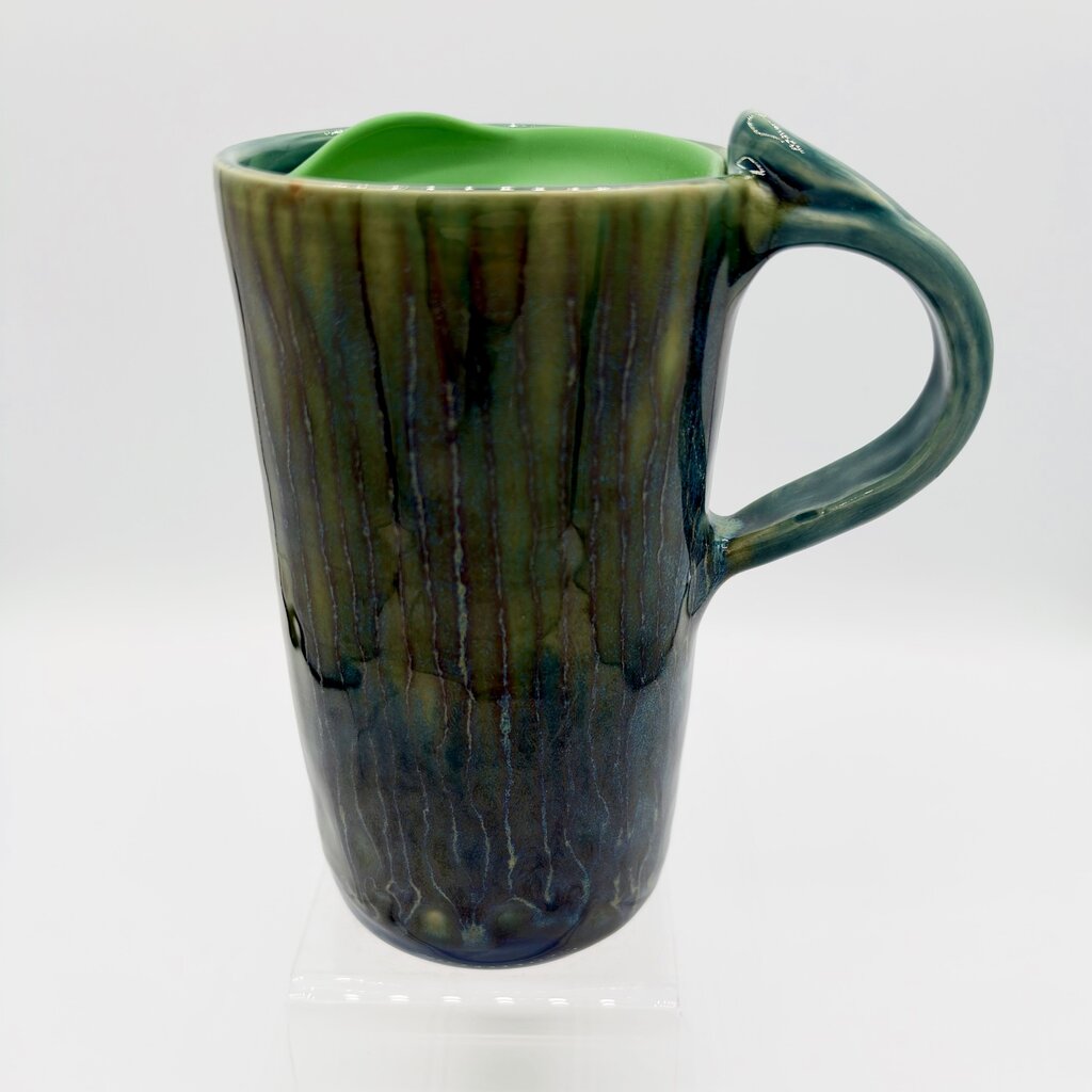 Travel Mug w/lid- (Small)- Storm Rain