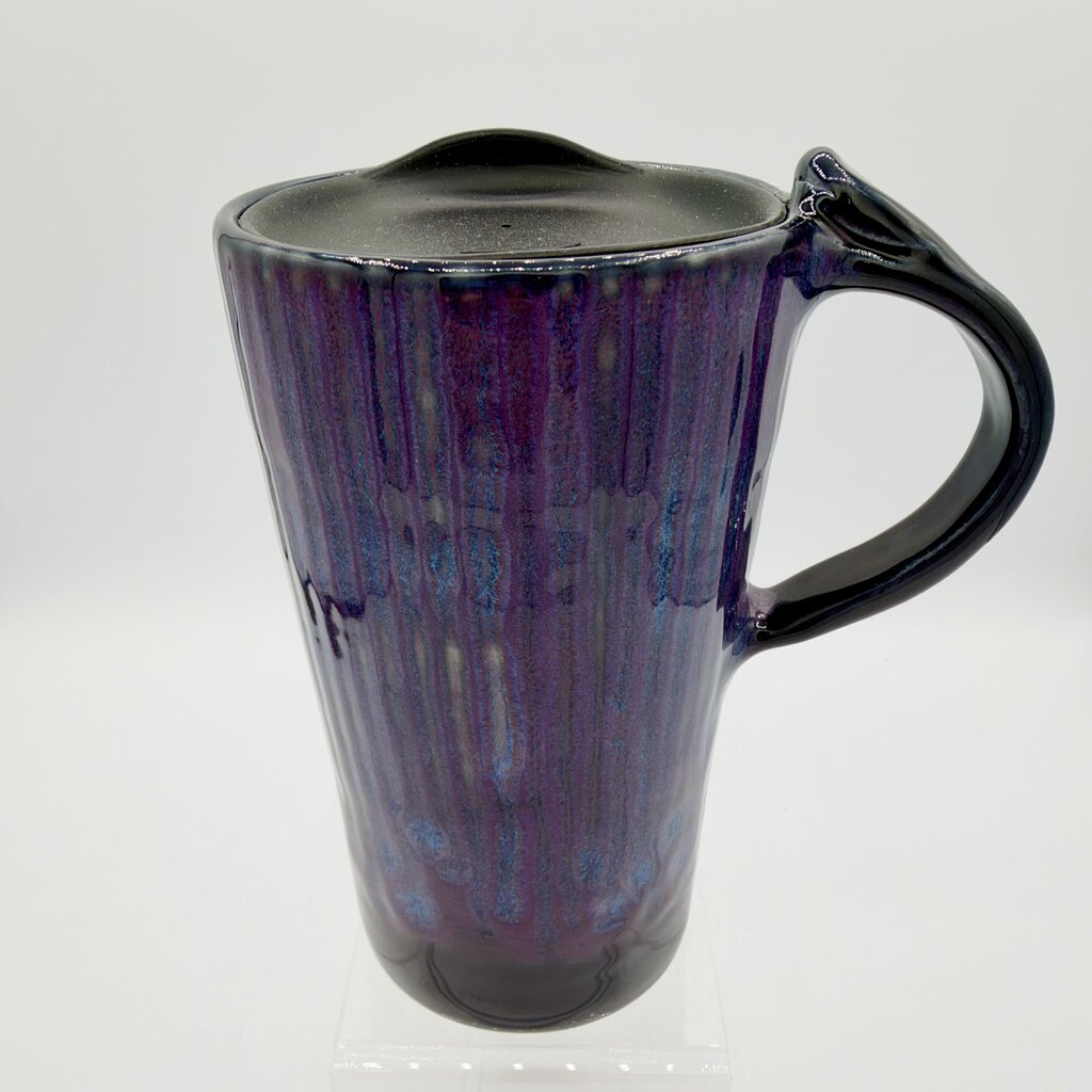 Travel Mug w/lid (Small)- Purple Rain
