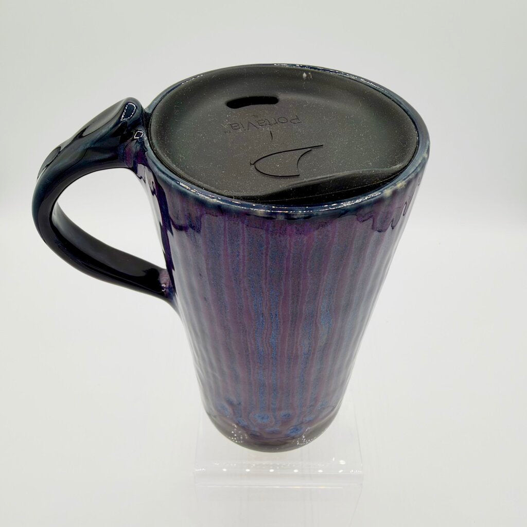 Travel Mug w/lid (Small)- Purple Rain