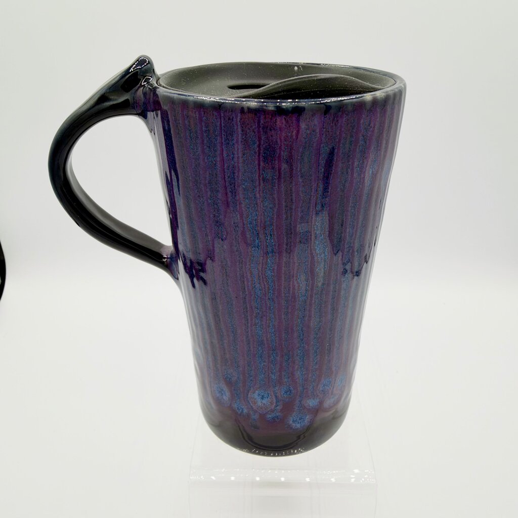 Travel Mug w/lid (Small)- Purple Rain
