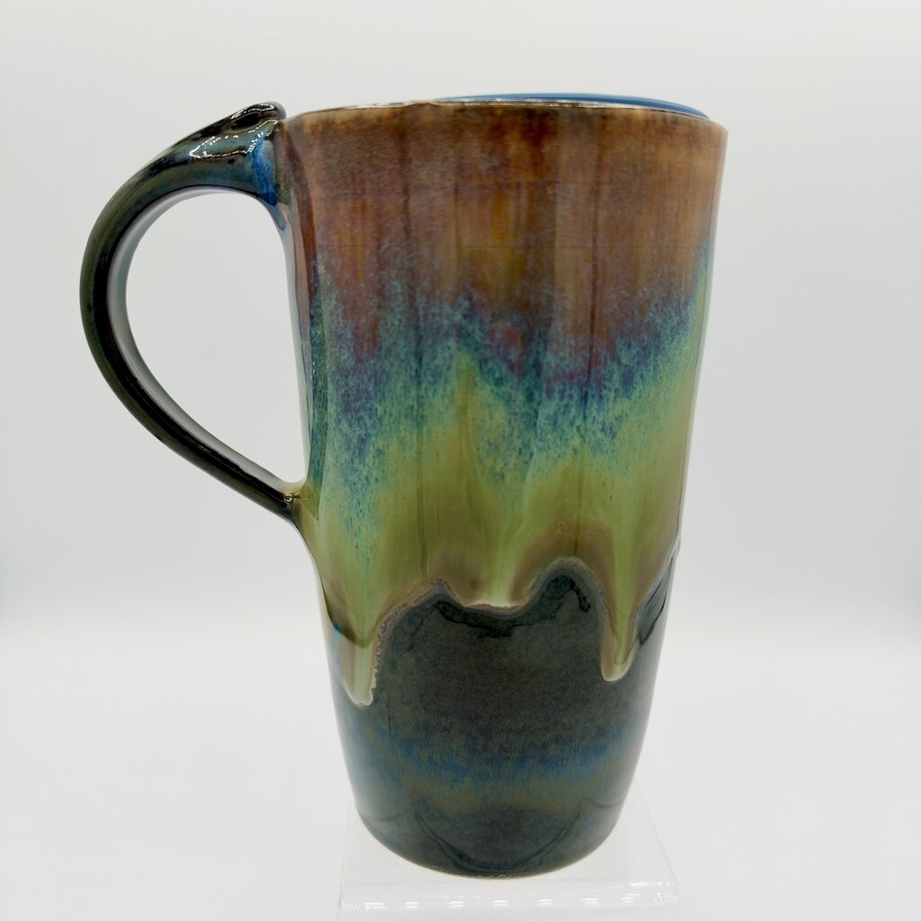 Travel Mug w/lid- Sapphire Flux