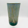 Travel Tumbler w/lid- Green/Light blue Ice