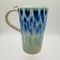 Travel Mug w/ lid (Small)- Cobalt/Pearl Flux