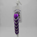 Silver Purple Dragon Scale Fidget Keychain Long