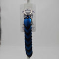 Black, Blue Dragon Scale Fidget Keychain Long