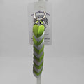 Silver, Lime Dragon Scale Fidget Keychain Long