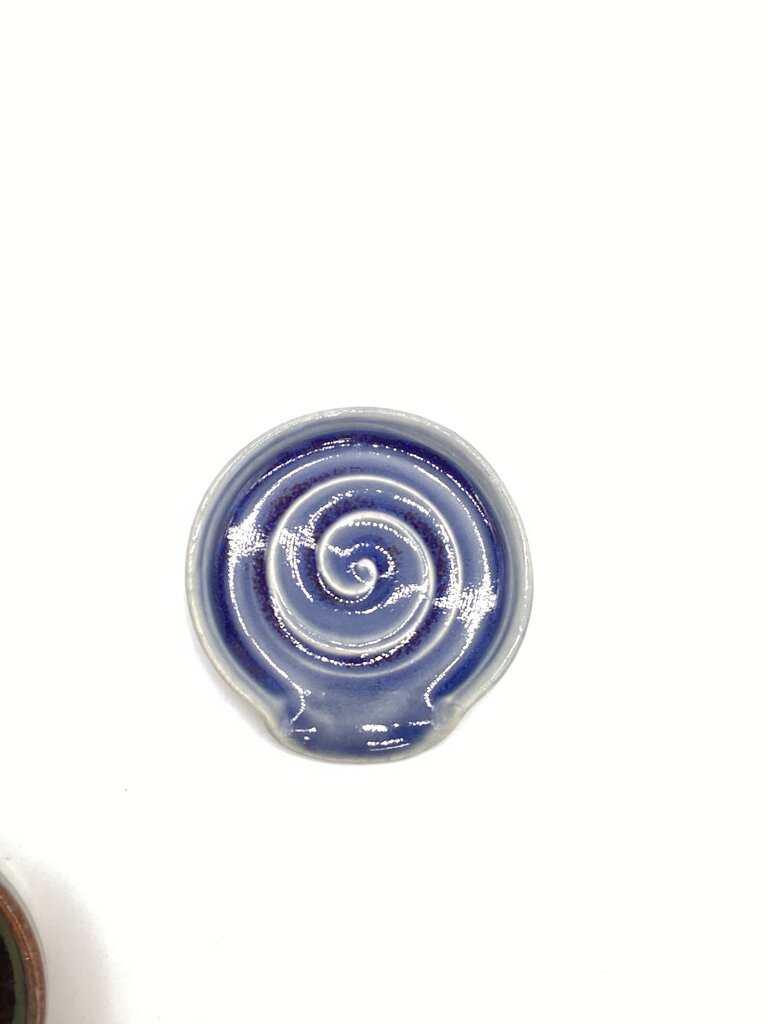 Blue Sparkle Ceramic Spoonrest