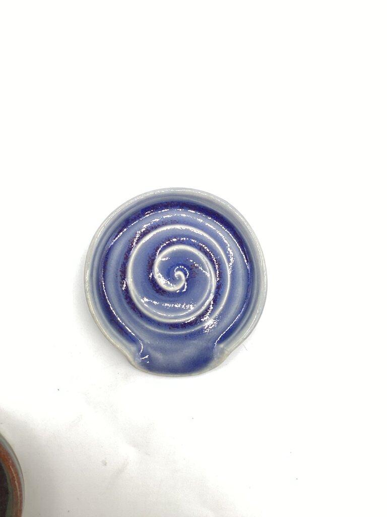 Blue Sparkle Ceramic Spoonrest
