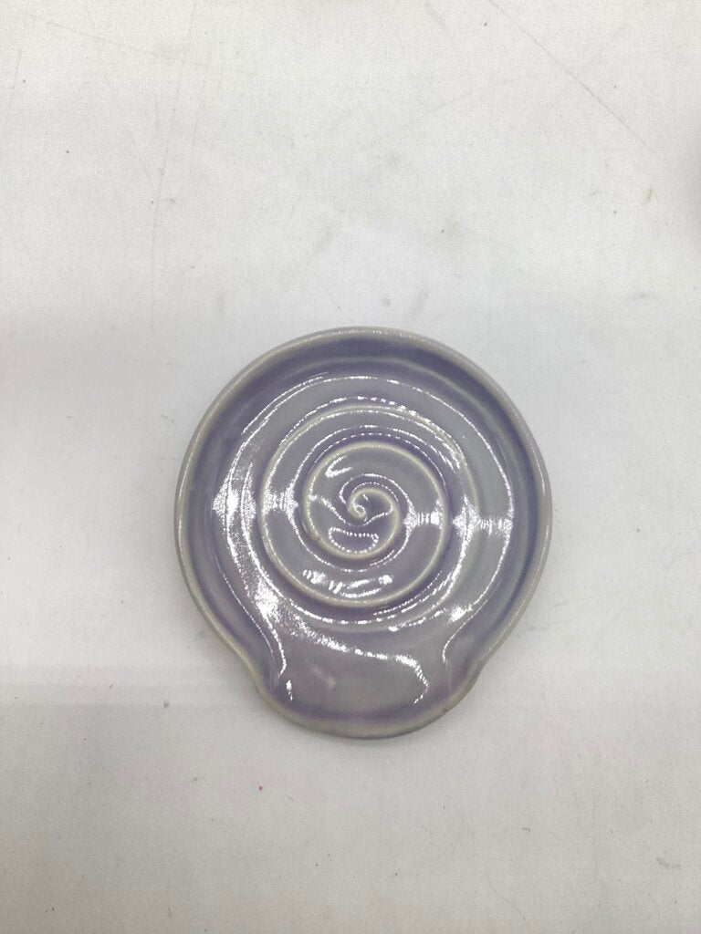 Lavender Ceramic Spoonrest