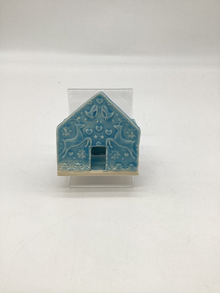 Tea Light Christmas Village House