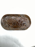 Small Wood Ceramic Tray