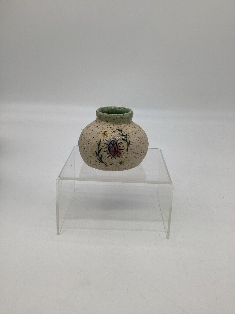 Crystals Ceramic Jar