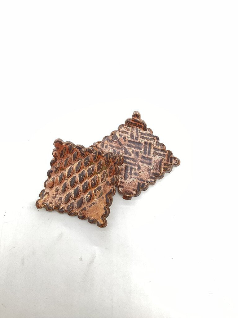 Rusty Red Ceramic Spoonrest