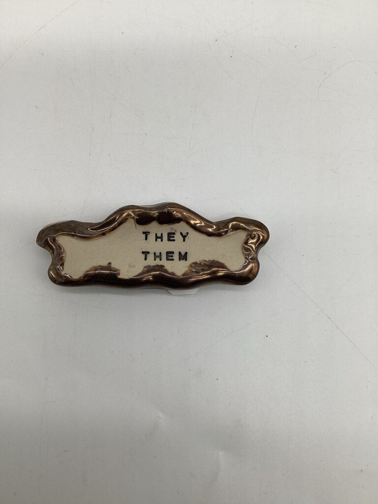 They/Them Pronoun Pin