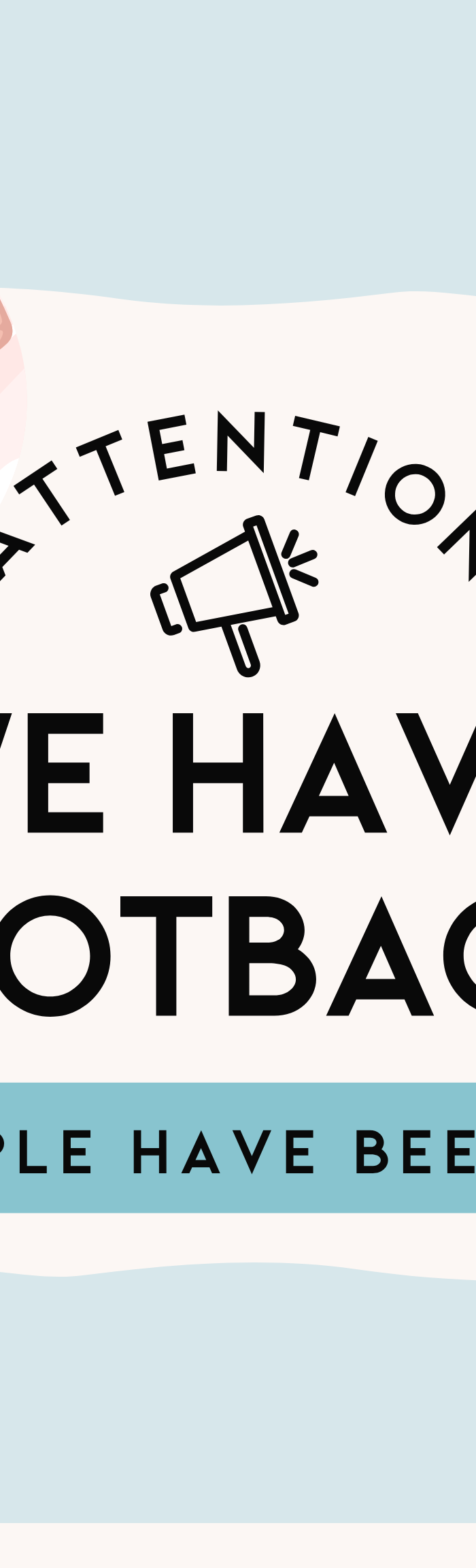 <h1><span style="text-decoration:underline">We </span>have <span style="text-decoration:underline">footbags</span>!</h1>