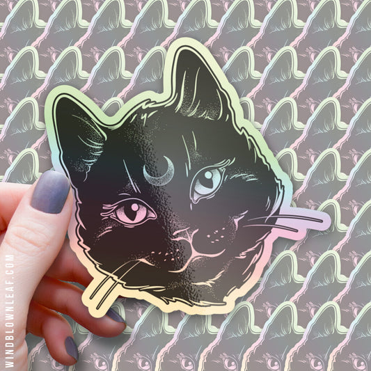 Sticker - Holographic Cat 3/$10