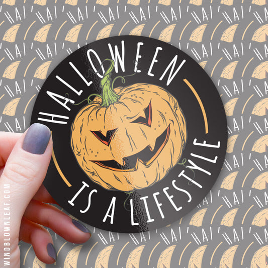 Sticker - Halloween Is A Lifestyle 3/$10