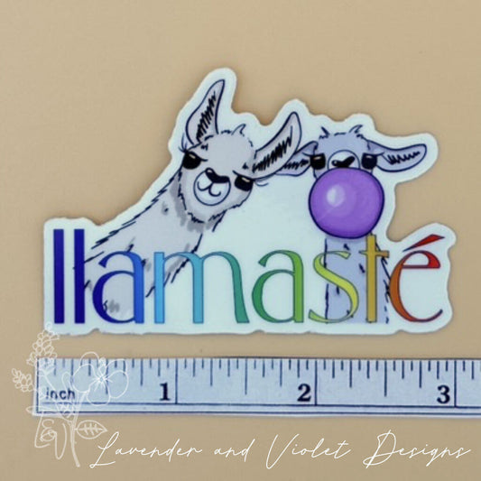 LLAMASTE VINYL STICKER