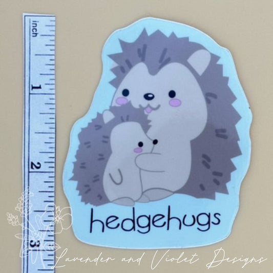 HEDGEHUGS VINYL STICKER