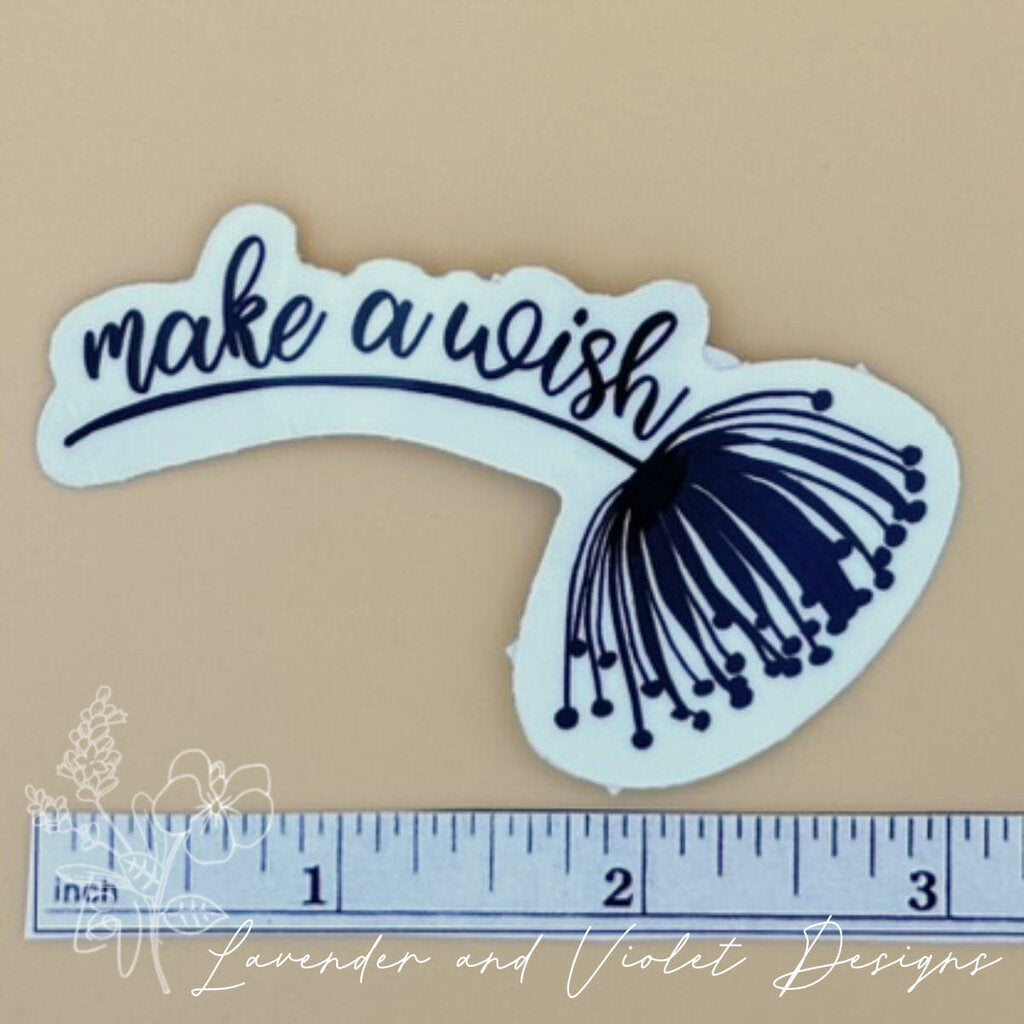 WISH VINYL STICKER