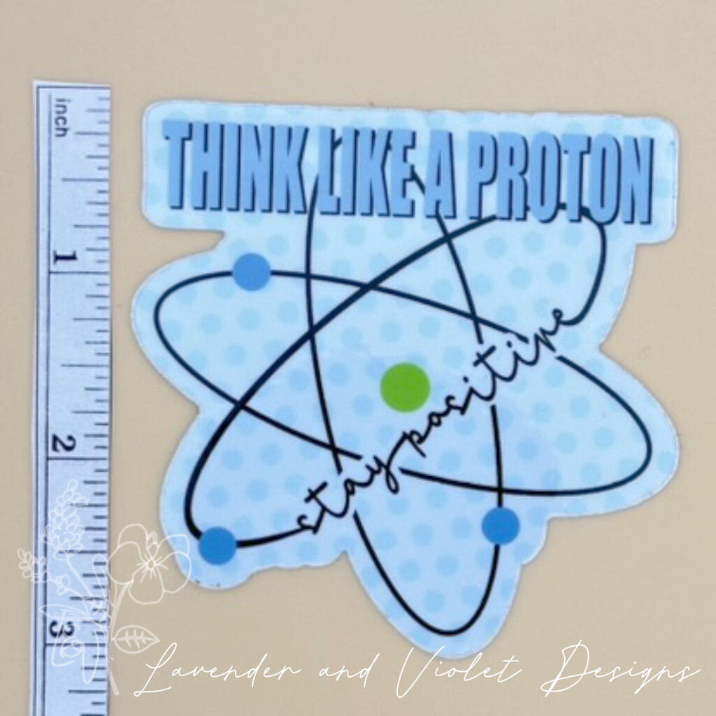 PROTON POSITIVE VINYL STICKER