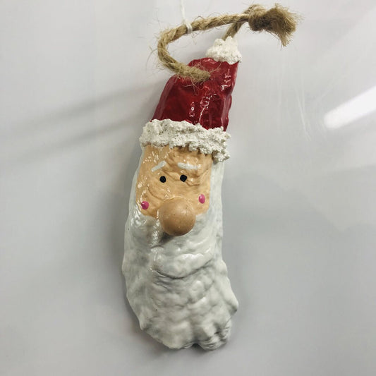 Christmas- Santa Oyster Ornament
