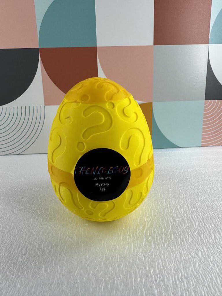 3D PRINTED MYSTERY EGG MEDIUM THENICEGUY3DPRINTS