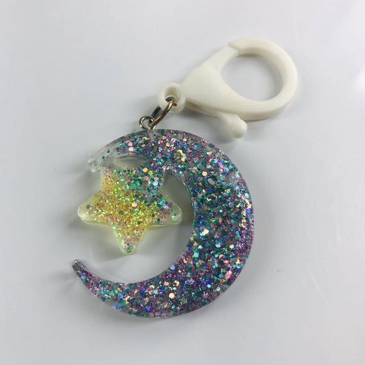 Moon and Stars Keychain (15%OFF)